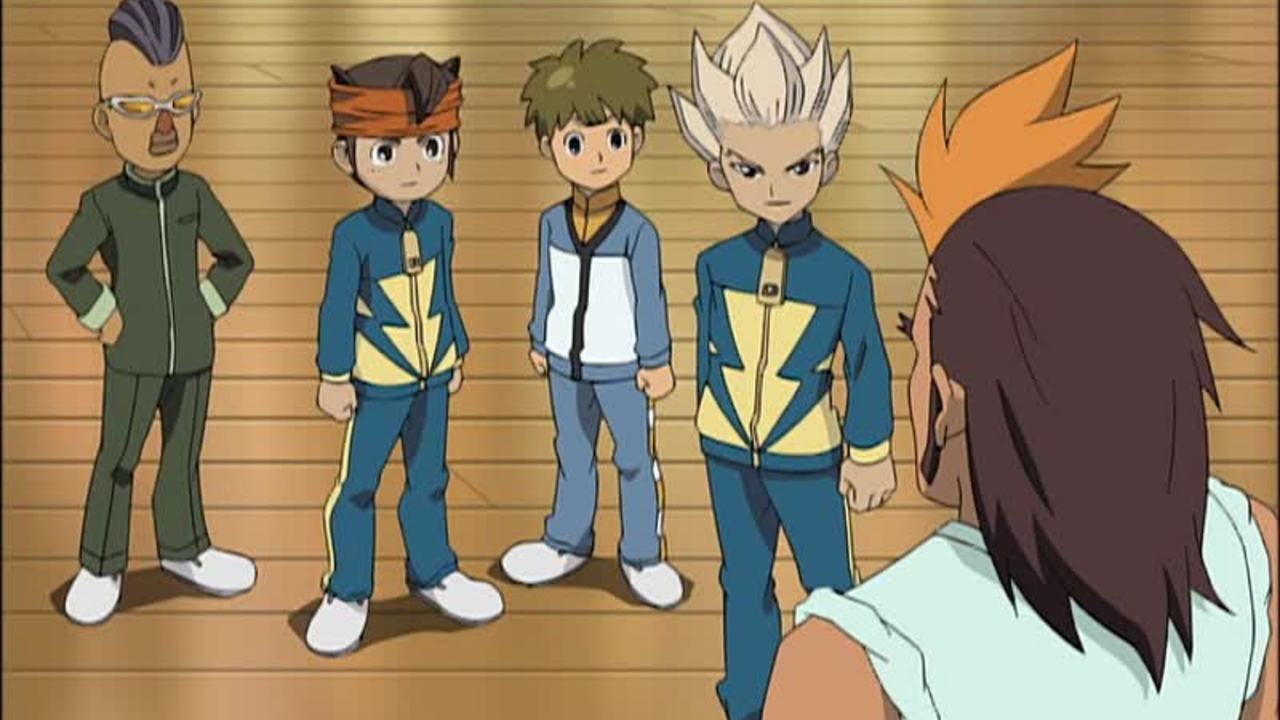 Alguns dos personagens de Inazuma Eleven Go parte 1 